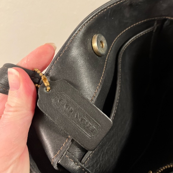 Genuine Coach Vintage 90’s Black Bleeker 9305 Shoulder Bag - Picture 4 of 17
